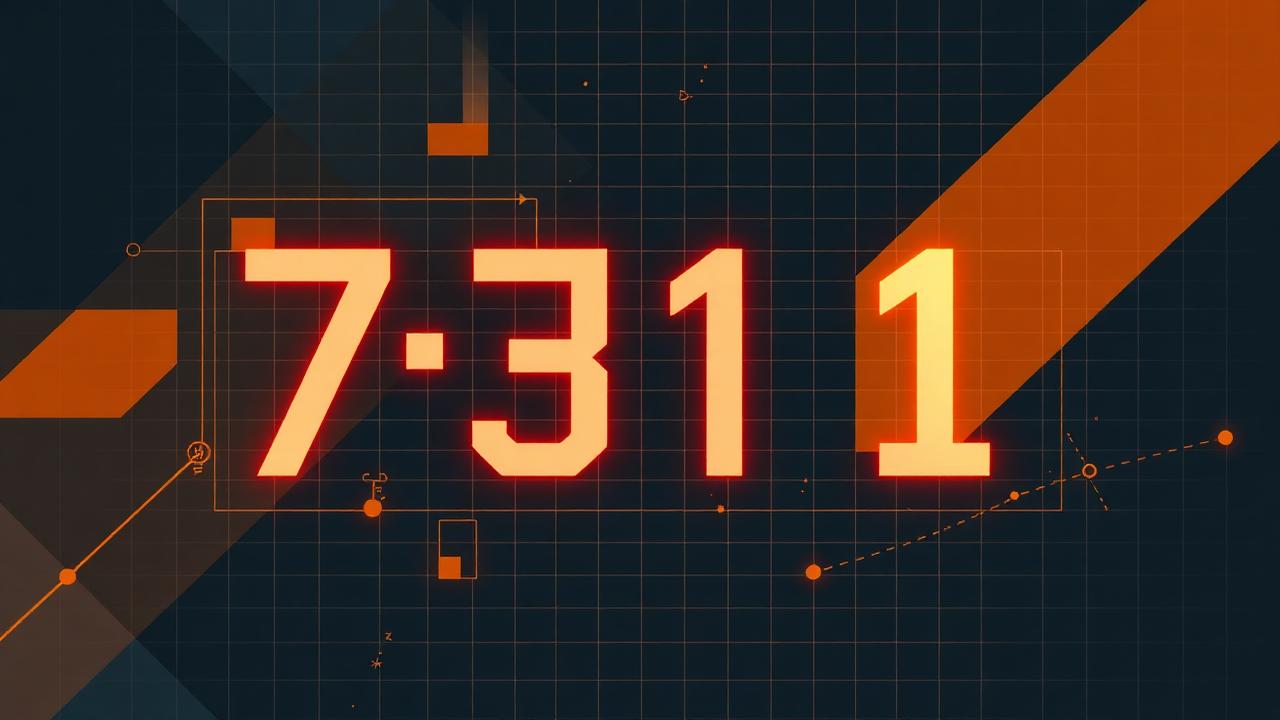 Abstract illustration of MRZ check digit weights 7-3-1